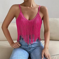 Cross-border European and American new style 2024 Spring fashion halter top, floral lace halter top