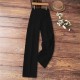 Four seasons European style women's wear new style cross-border elastic waist high-quality design sense artistic texture casual pants for women 2025