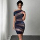 Best-selling item for 2025 Spring/Summer European and American cross-border women's wear, halter neck backless short dress, ruffled tie-dye dress