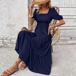 Cross-border European and American new style 2024 Summer retro style asymmetrical short skirt, sexy design, pleated and tied waist casual skirt