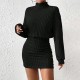 Amazon best-selling new style high-waist A-line pocket skirt, ice-skating skirt, flared midi skirt
