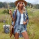 Spring and summer European style cross-border new style women's wear romantic resort print open cardigan no button coat for women 2025