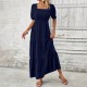 Cross-border European and American new style 2024 Summer retro style asymmetrical short skirt, sexy design, pleated and tied waist casual skirt
