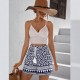 Cross-border European and American new style 2024 Summer fashionable casual commuting versatile round neck short-sleeved T-shirt