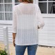 Autumn and winter European and American cross-border new style fashion cardigan no button shawl knit sweater semi-transparent coat for women 2025