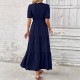 Cross-border European and American new style 2024 Summer retro style asymmetrical short skirt, sexy design, pleated and tied waist casual skirt