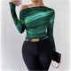 2024 Spring/Summer European and American cross-border new women's wear, tie-dye long-sleeved slimming dress for girls