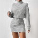 Amazon best-selling new style high-waist A-line pocket skirt, ice-skating skirt, flared midi skirt
