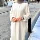 Middle East export European and American new style round neck long dress long Muslim clothing loose long sleeve dress for women 2025